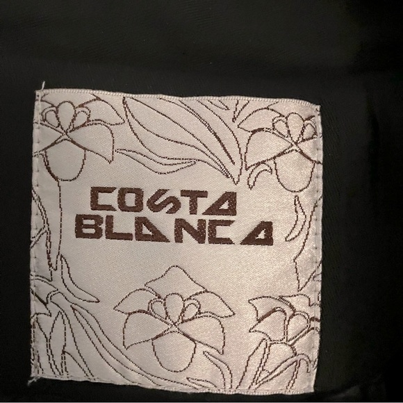 Costa Blanca Black Trench Coat - Picture 3 of 3